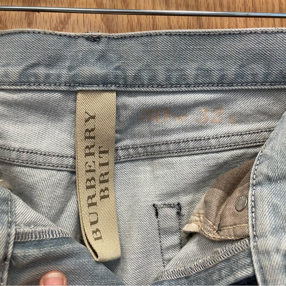 Men’s BURBERRY slim/skinny fit size 30-32 tan denim jeans - Picture 4 of 12